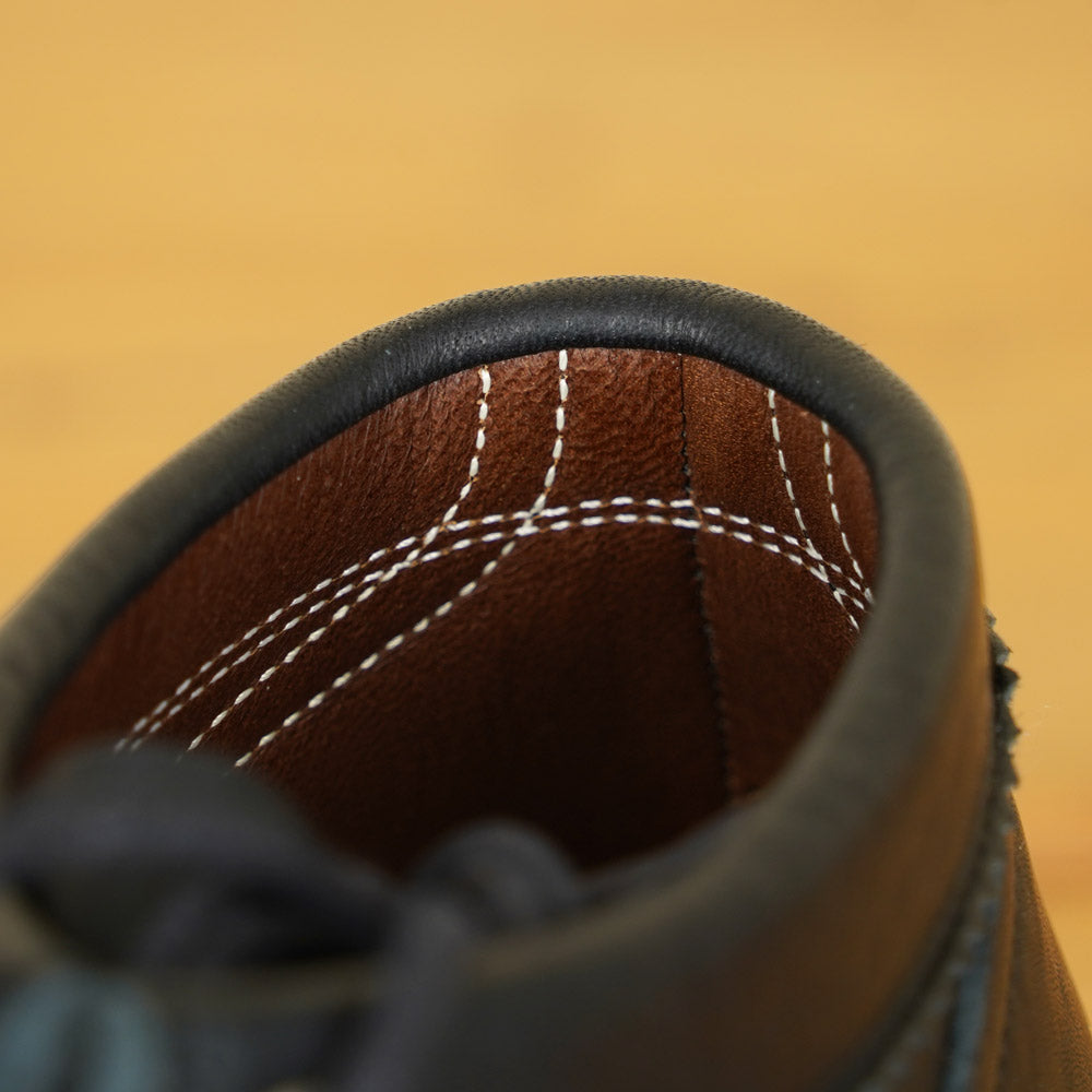 Rolling Dub Trio Coupen Boots - Black Kobe Shrink Leather