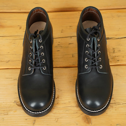 Rolling Dub Trio Coupen Boots - Black Kobe Shrink Leather