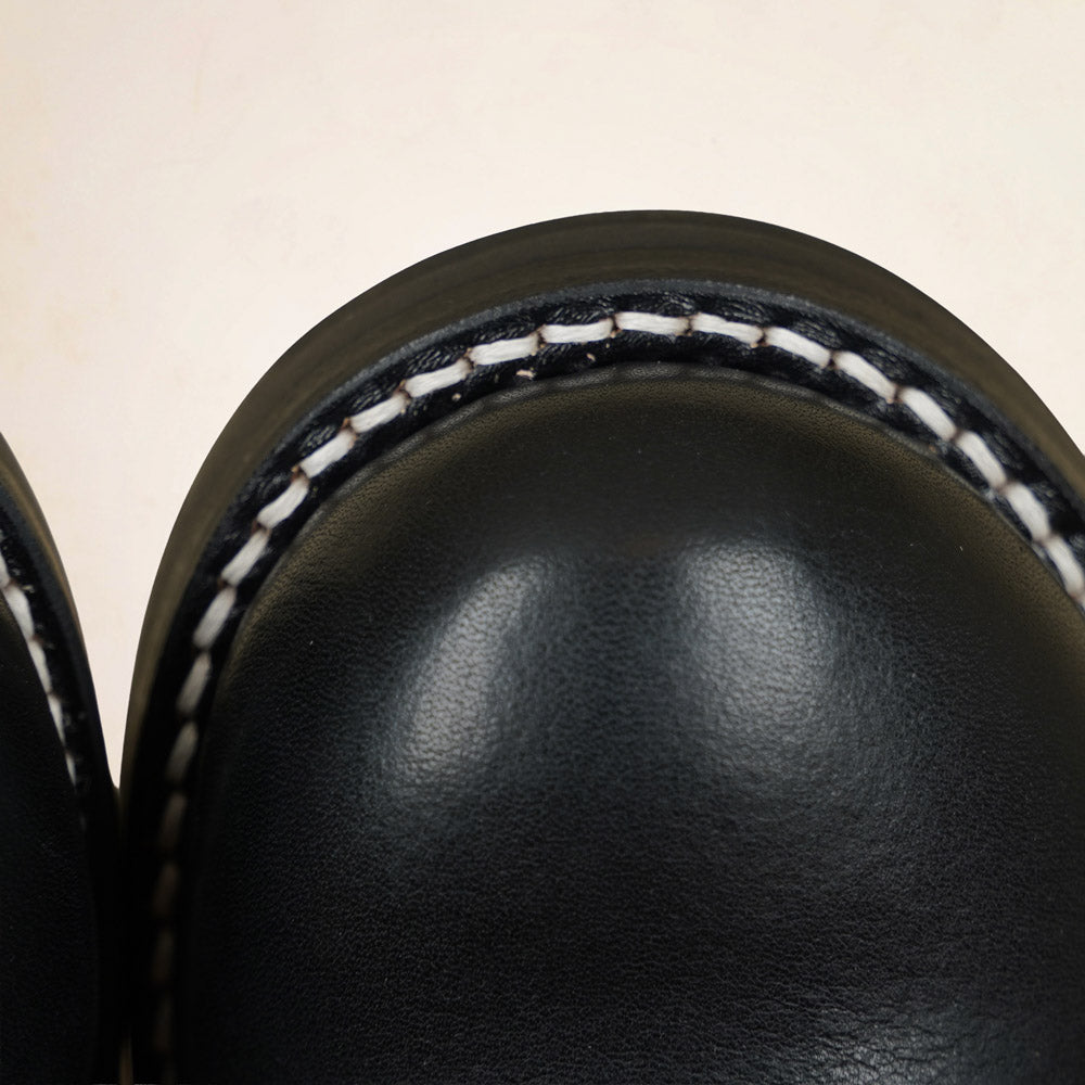 Rolling Dub Trio Coupen Boots - Black Kobe Shrink Leather