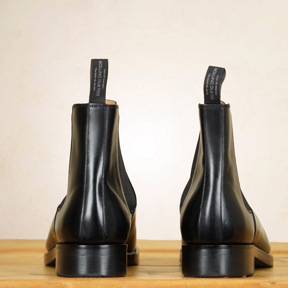Rolling Dub Trio IN'EI Chelsea Boots - Black Dutch Calf