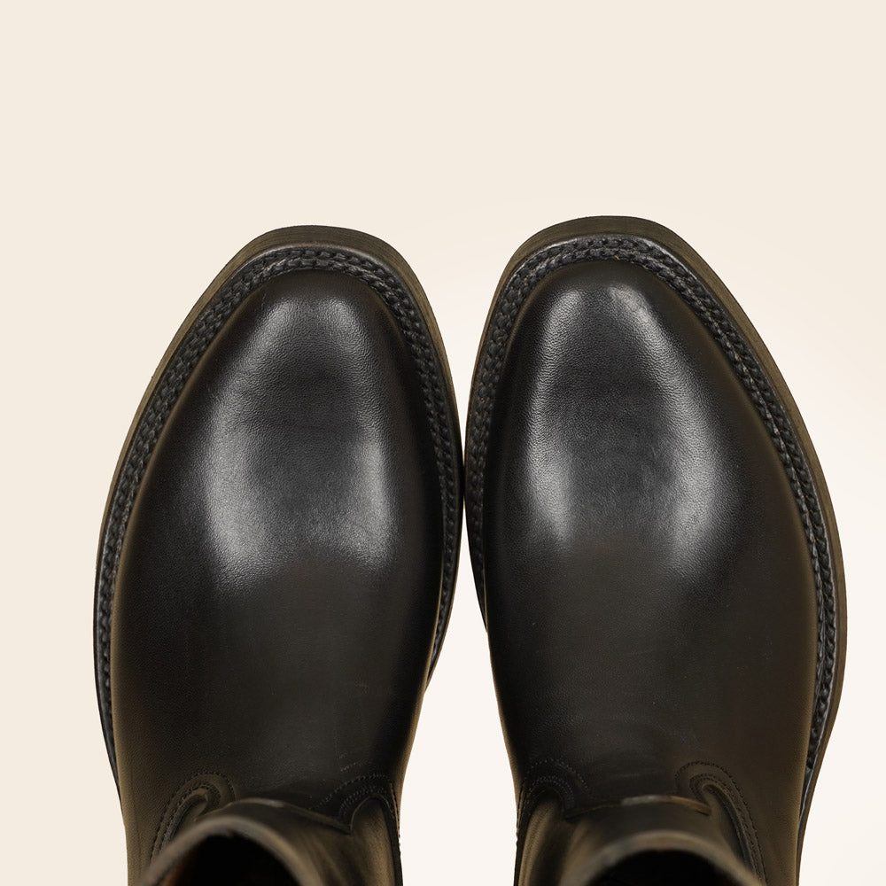 Rolling Dub Trio Loro Boots - Black Horsebutt