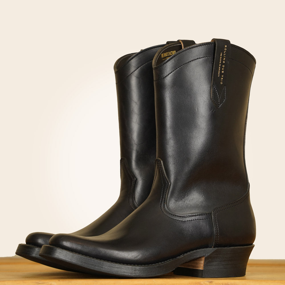 Rolling Dub Trio Loro Boots - Black Horsebutt