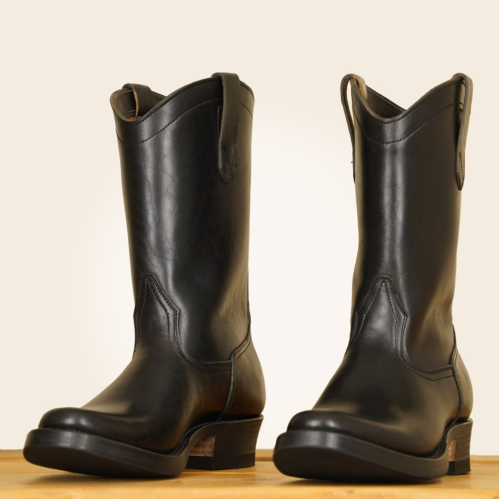Rolling Dub Trio Loro Boots - Black Horsebutt