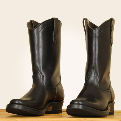 Rolling Dub Trio Loro Boots - Black Horsebutt