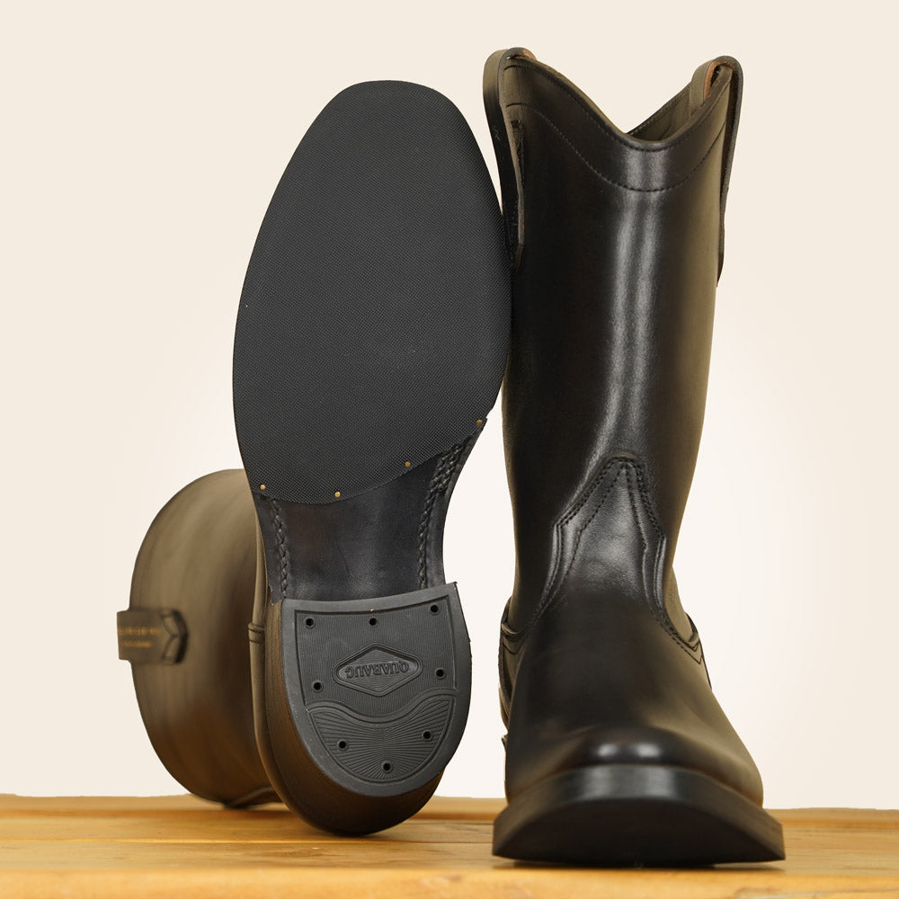 Rolling Dub Trio Loro Boots - Black Horsebutt