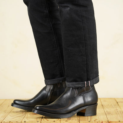 Rolling Dub Trio - Loro Zip Flame - Black Horsebutt/ Goatskin