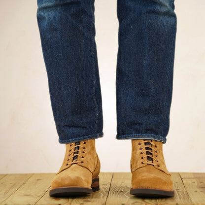 Rolling Dub Trio - M42.5 Boots - Beige Waxed Suede