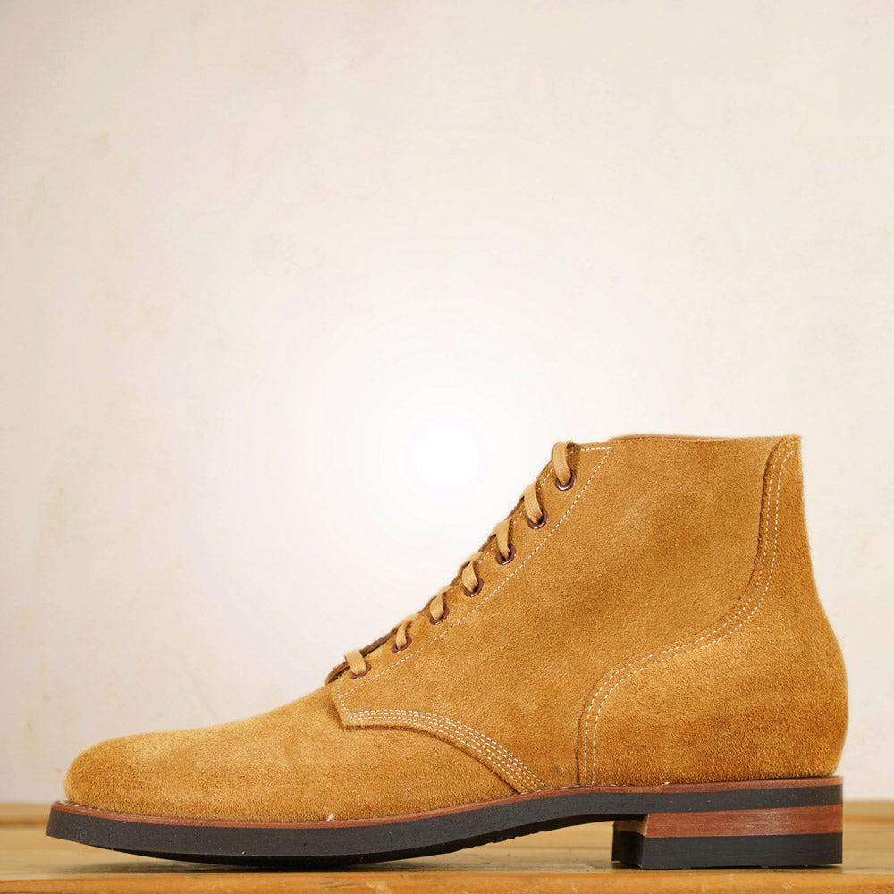 Rolling Dub Trio - M42.5 Boots - Beige Waxed Suede