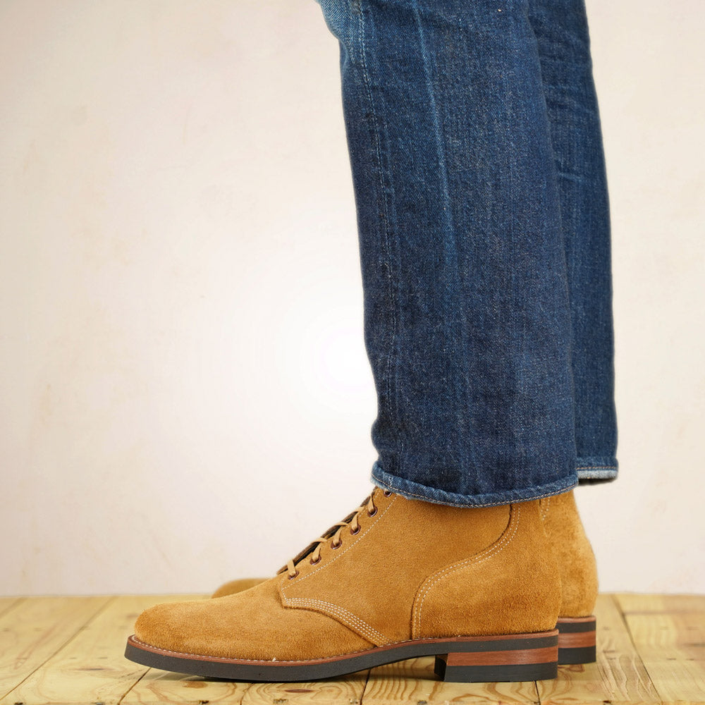 Rolling Dub Trio - M42.5 Boots - Beige Waxed Suede