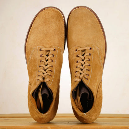 Rolling Dub Trio - M42.5 Boots - Beige Waxed Suede