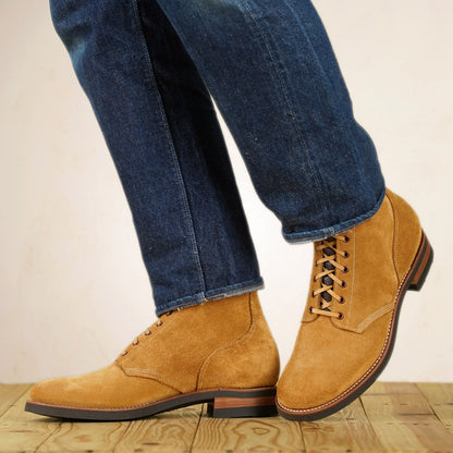 Rolling Dub Trio - M42.5 Boots - Beige Waxed Suede