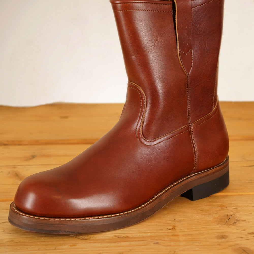 Rolling Dub Trio - Skrik Boots - Reddish Brown Esprit De Chrome Leather