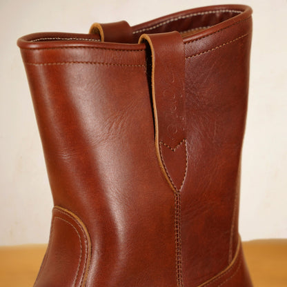 Rolling Dub Trio - Skrik Boots - Reddish Brown Esprit De Chrome Leather