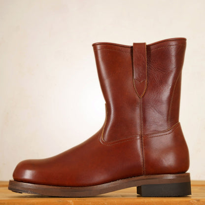 Rolling Dub Trio - Skrik Boots - Reddish Brown Esprit De Chrome Leather