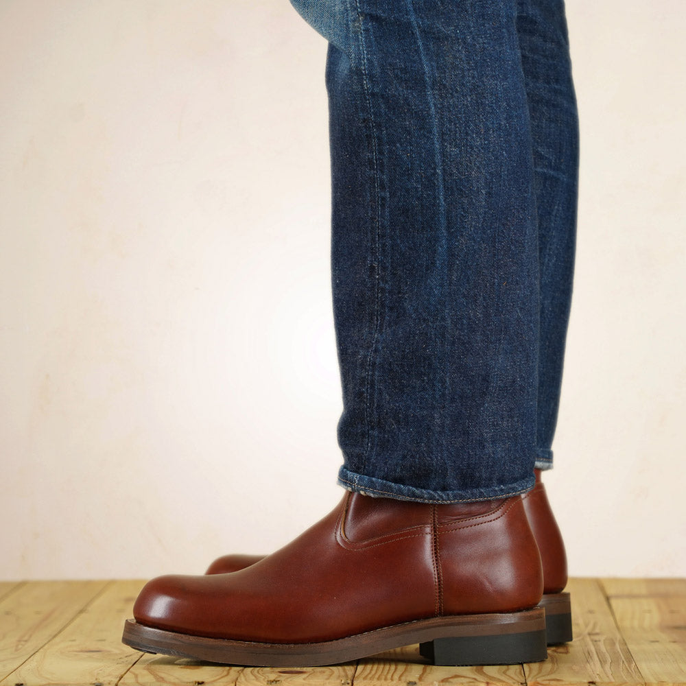 Rolling Dub Trio - Skrik Boots - Reddish Brown Esprit De Chrome Leather