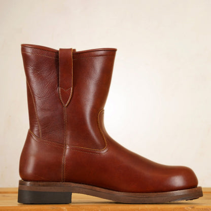 Rolling Dub Trio - Skrik Boots - Reddish Brown Esprit De Chrome Leather