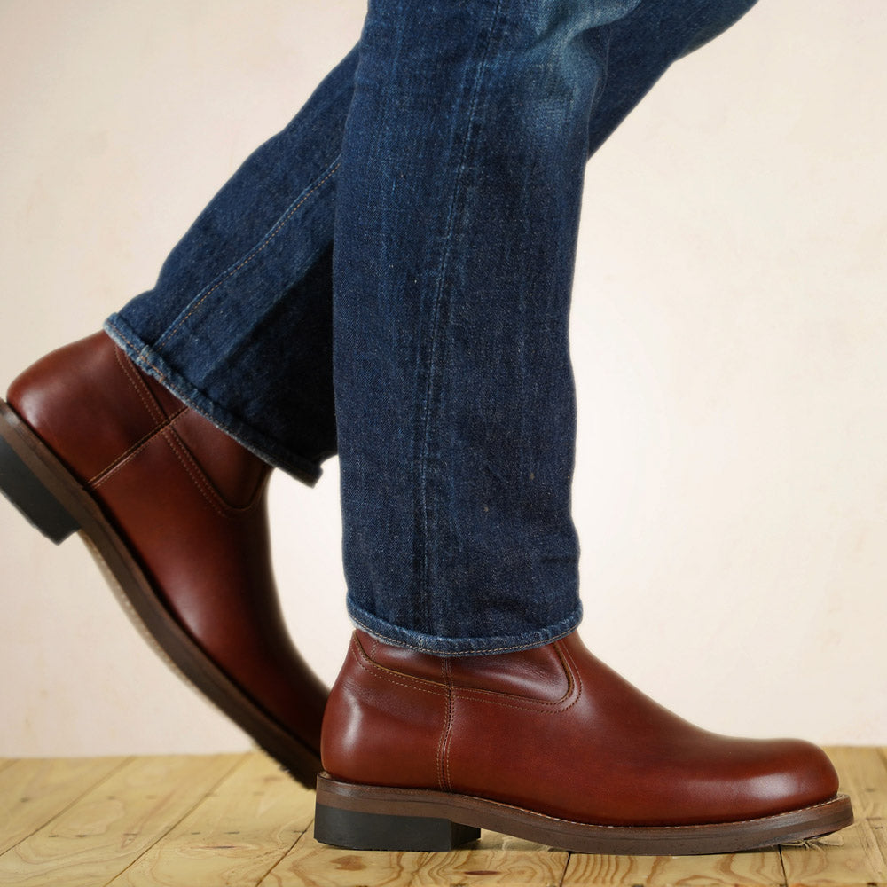 Rolling Dub Trio - Skrik Boots - Reddish Brown Esprit De Chrome Leather