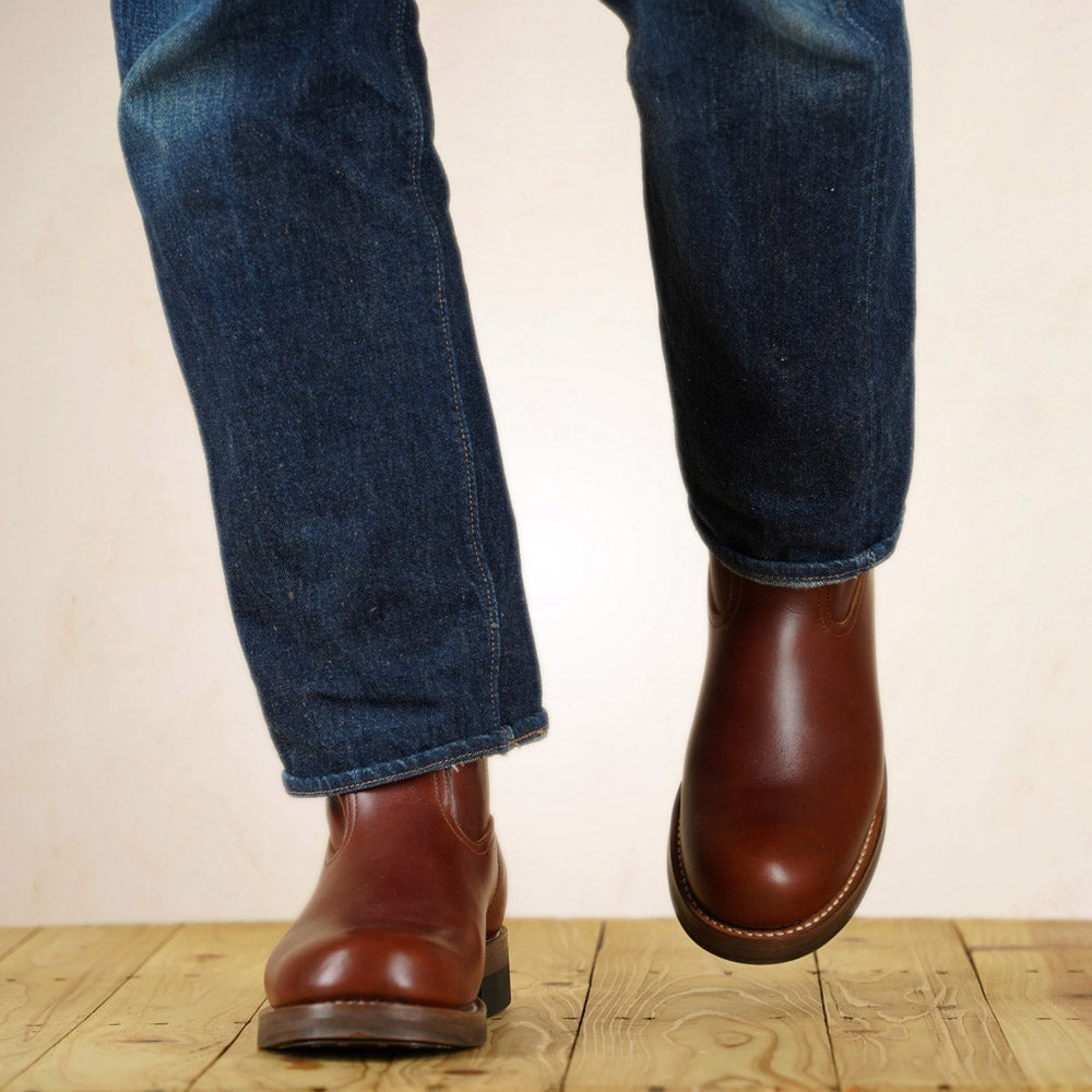Rolling Dub Trio - Skrik Boots - Reddish Brown Esprit De Chrome Leather
