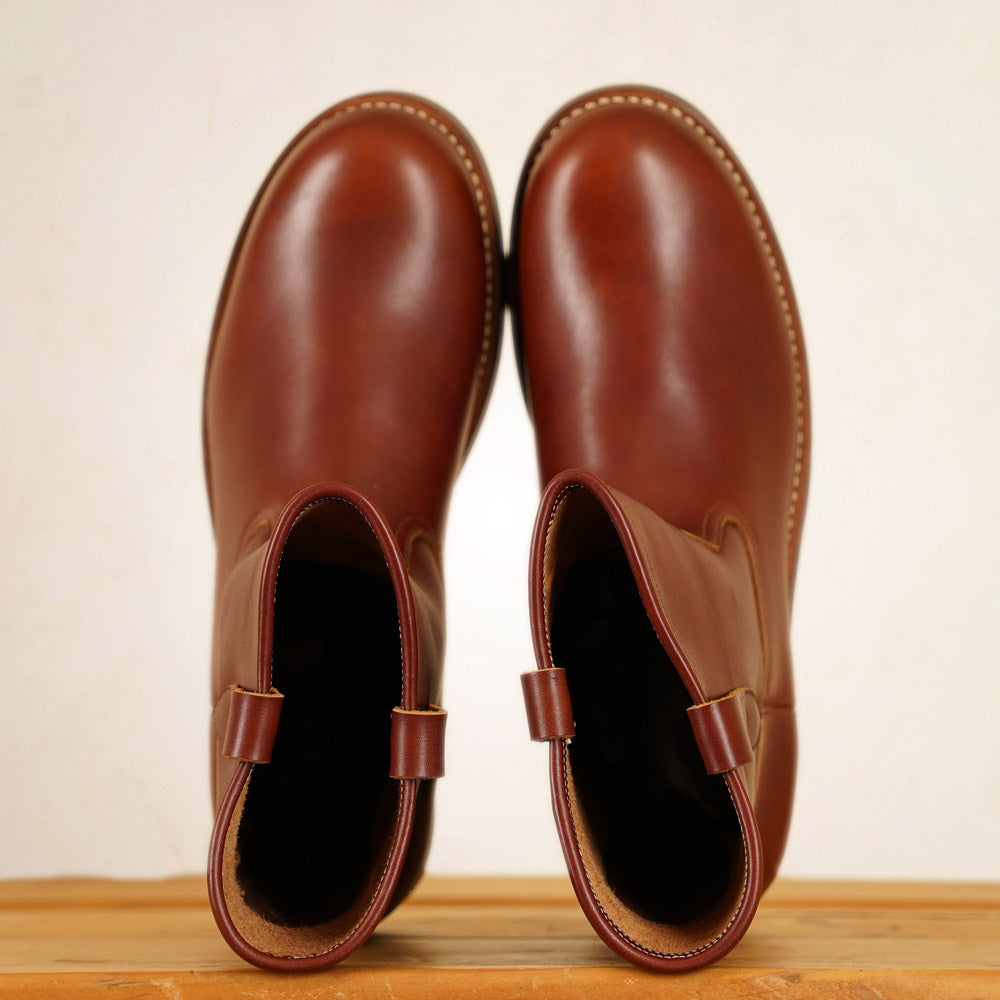 Rolling Dub Trio - Skrik Boots - Reddish Brown Esprit De Chrome Leather
