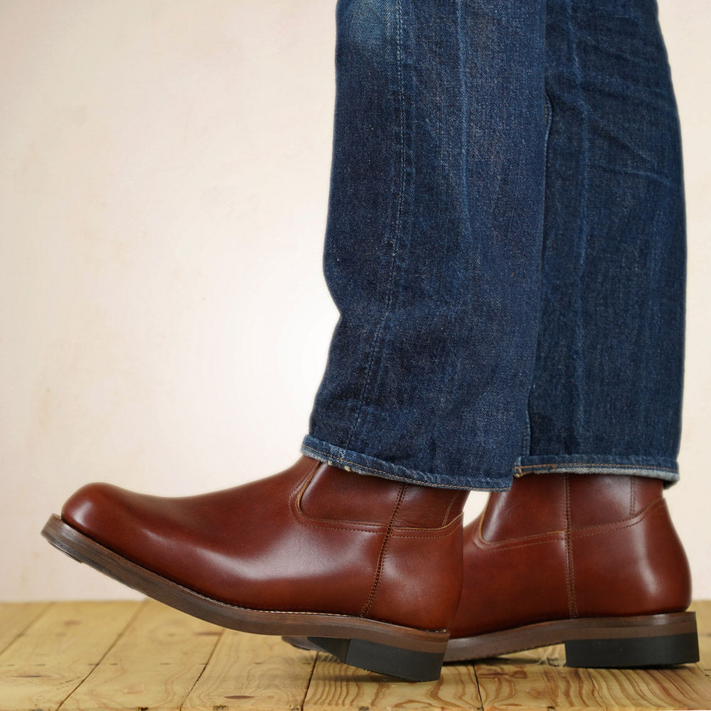 Rolling Dub Trio - Skrik Boots - Reddish Brown Esprit De Chrome Leather