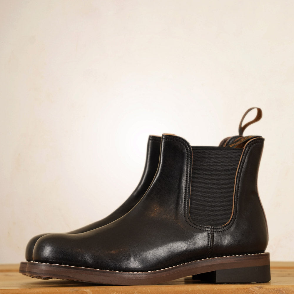 Rolling Dub Trio - Stan Boots - Black Horsehide