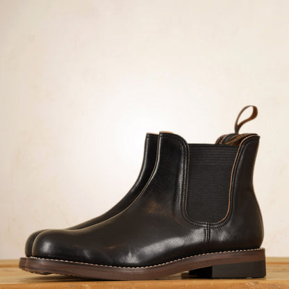 Rolling Dub Trio - Stan Boots - Black Horsehide