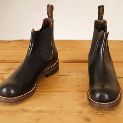 Rolling Dub Trio - Stan Boots - Black Horsehide