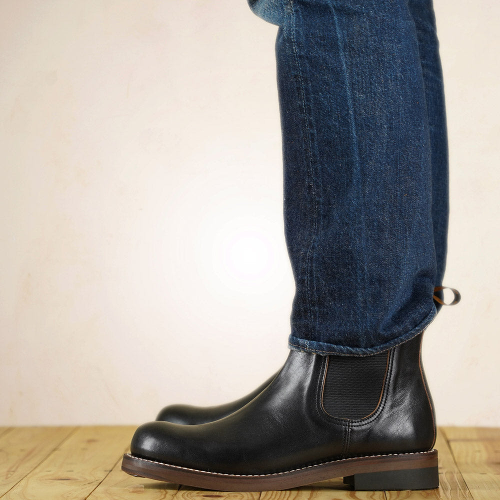 Rolling Dub Trio - Stan Boots - Black Horsehide