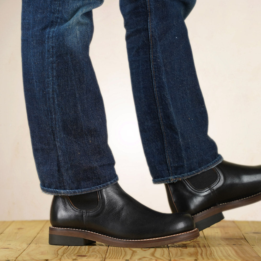 Rolling Dub Trio - Stan Boots - Black Horsehide
