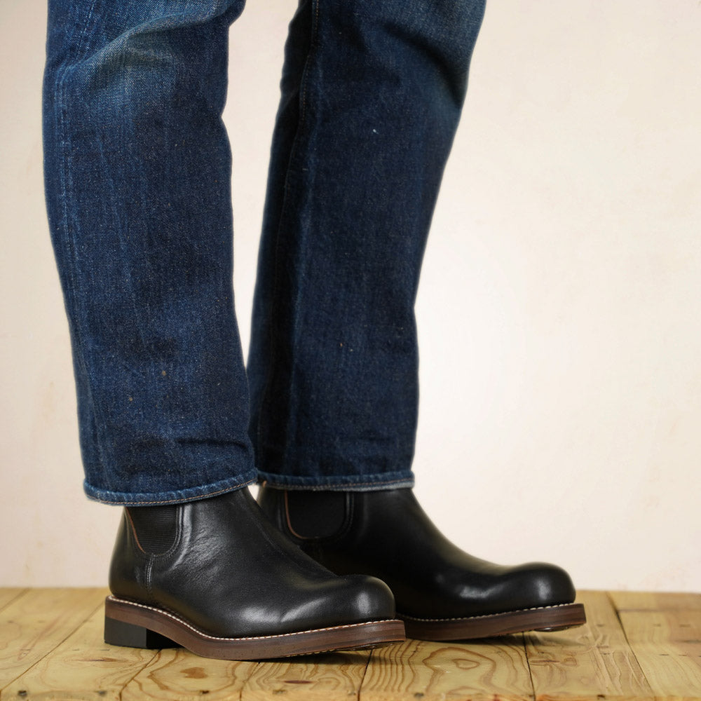 Rolling Dub Trio - Stan Boots - Black Horsehide