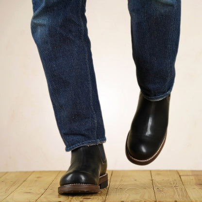 Rolling Dub Trio - Stan Boots - Black Horsehide