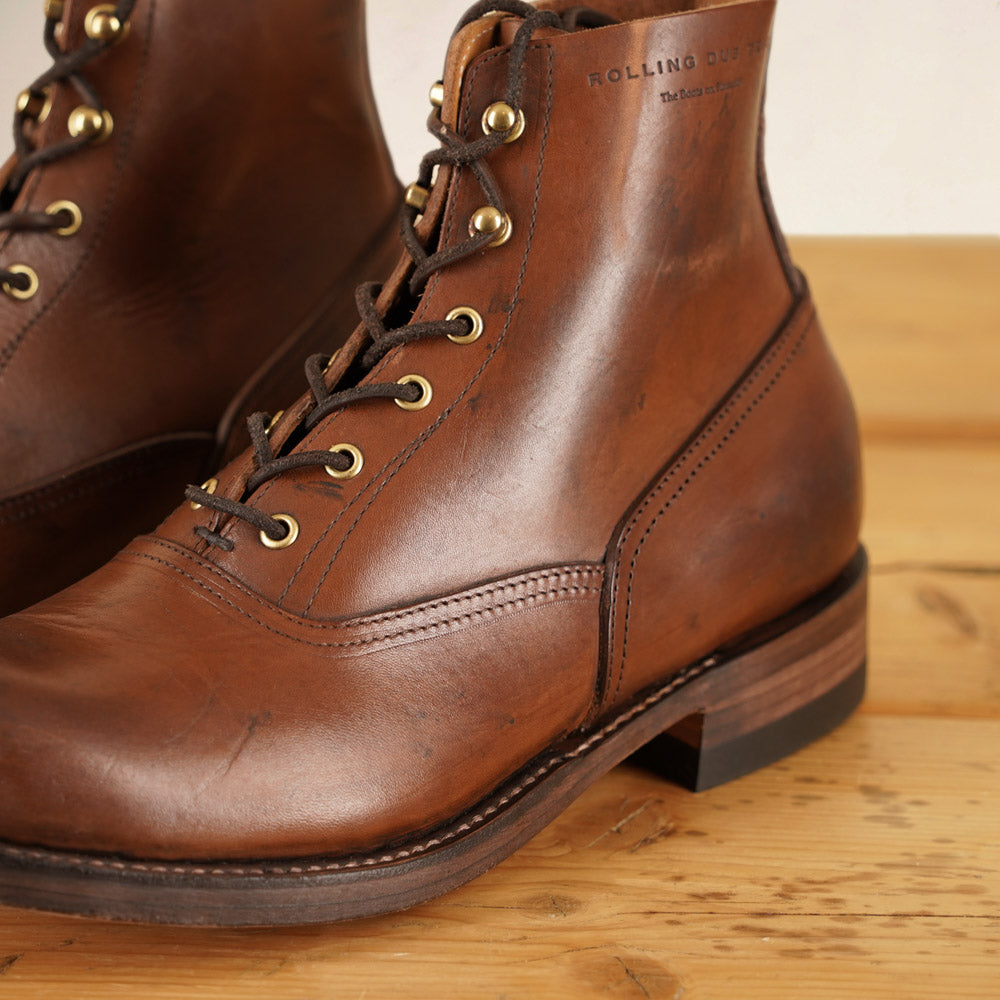 Rolling Dub Trio - Vincent Boots - Distressed Brown
