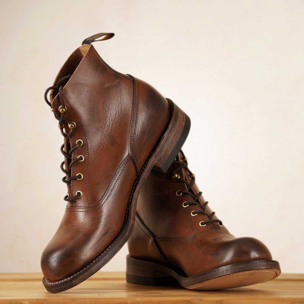 Rolling Dub Trio - Vincent Boots - Distressed Brown