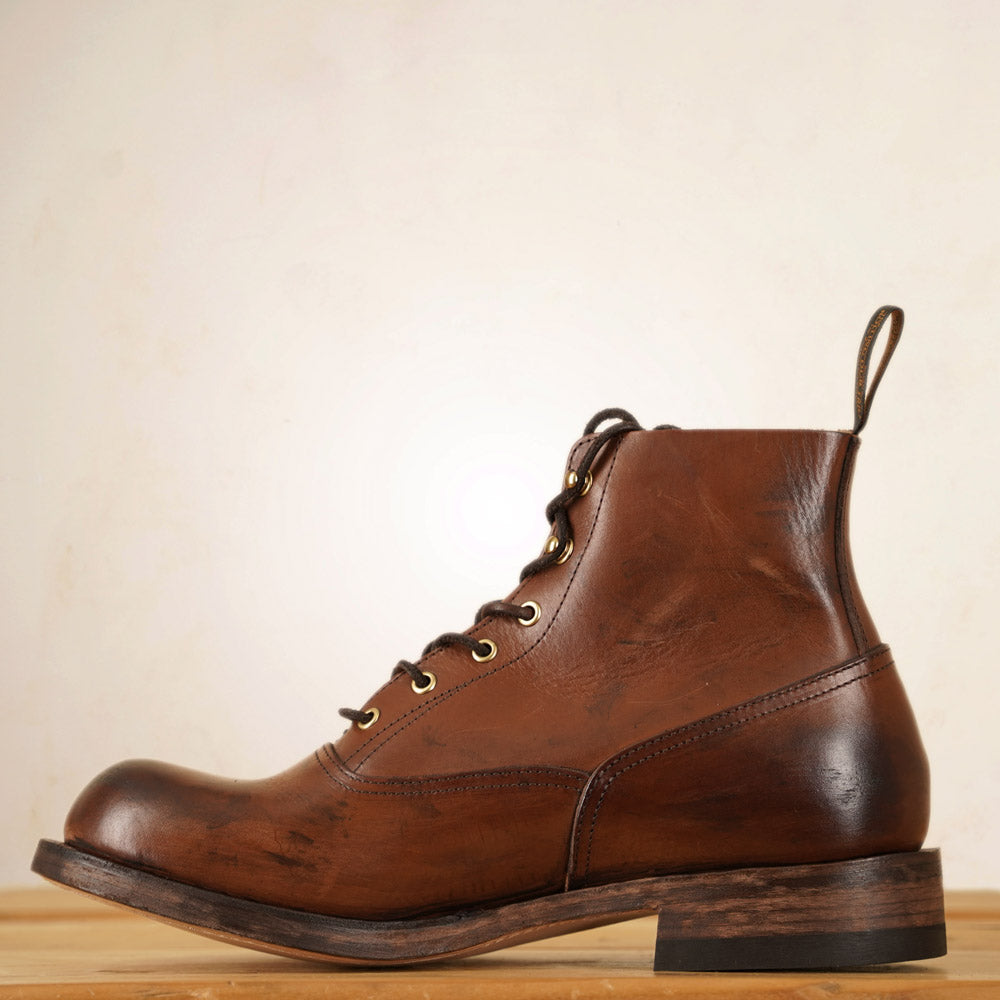 Rolling Dub Trio - Vincent Boots - Distressed Brown