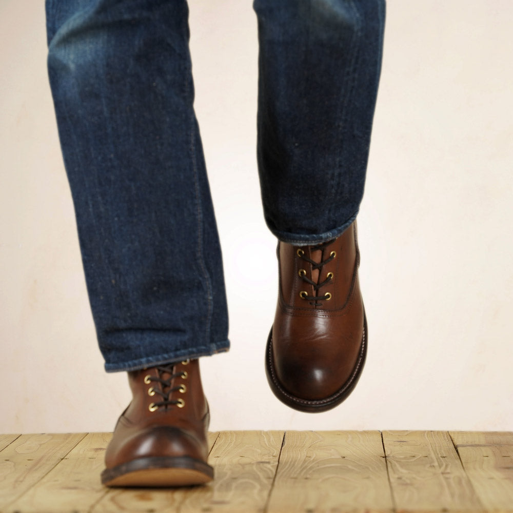 Rolling Dub Trio - Vincent Boots - Distressed Brown
