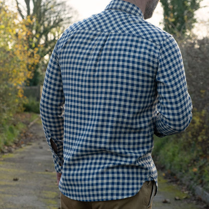 Scarti-Lab 310 SM953 Natural check shirt