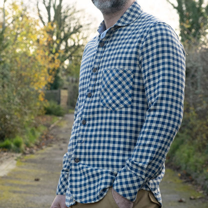 Scarti-Lab 310 SM953 Natural check shirt