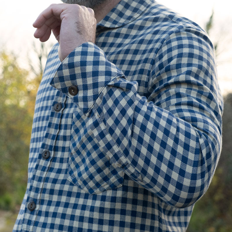 Scarti-Lab 310 SM953 Natural check shirt