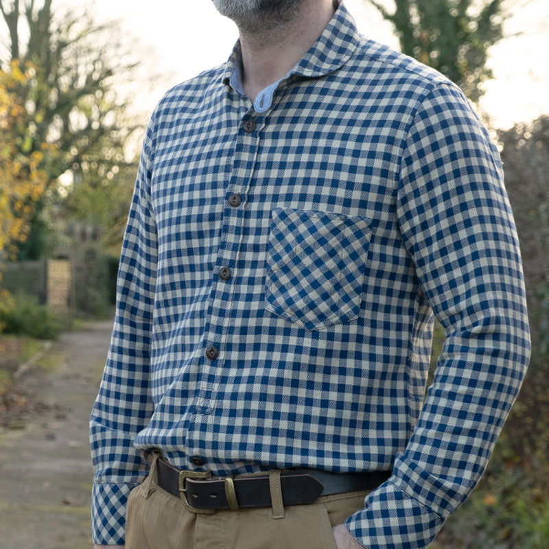 Scarti-Lab 310 SM953 Natural check shirt