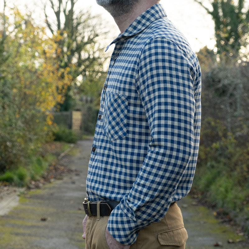 Scarti-Lab 310 SM953 Natural check shirt