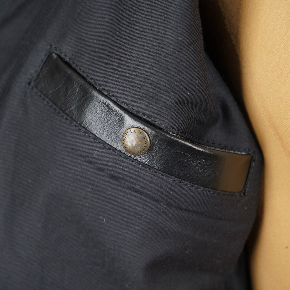 Shangri-La Heritage “Don Gentile” A2 Flight Jacket  - Black Vicenza Horsehide