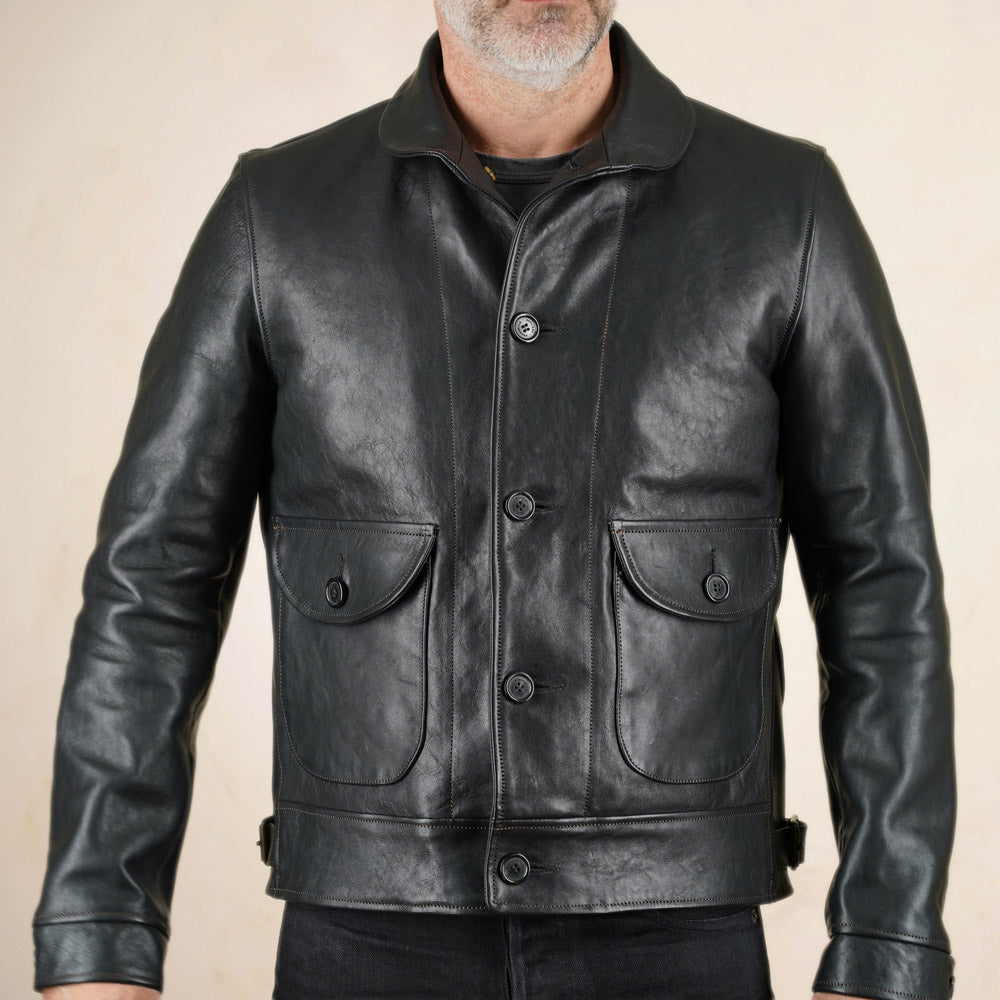 Shangri-La Heritage Cossack Jacket - Black Vicenza Horsehide