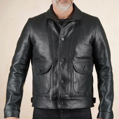 Shangri-La Heritage Cossack Jacket - Black Vicenza Horsehide