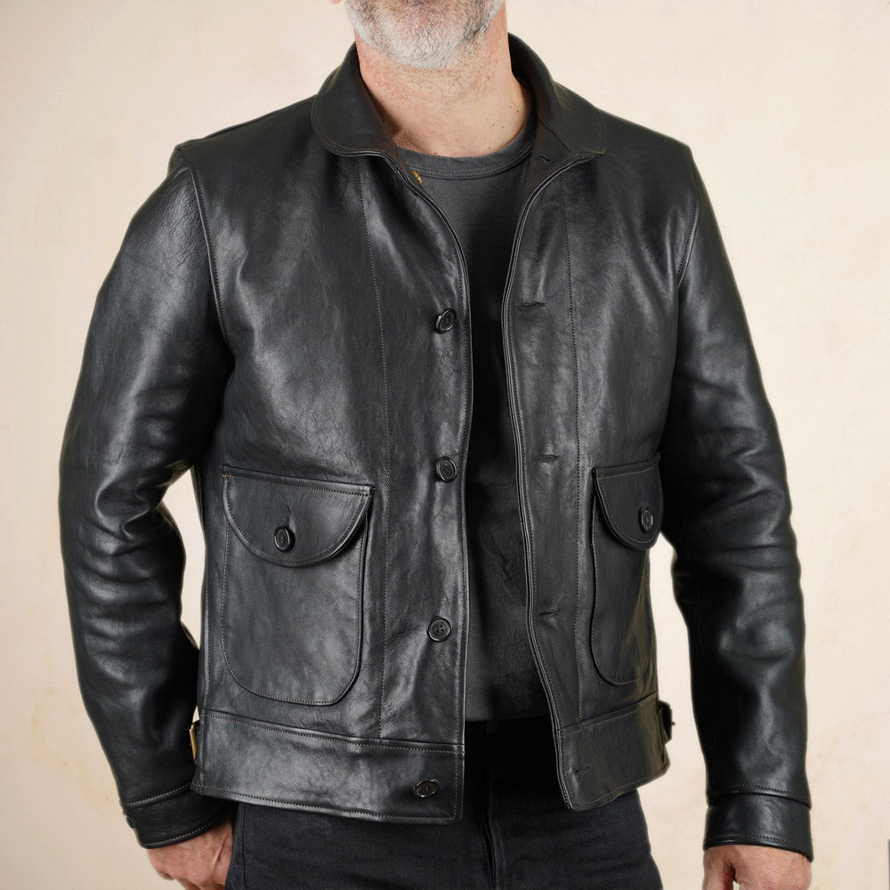 Shangri-La Heritage Cossack Jacket - Black Vicenza Horsehide