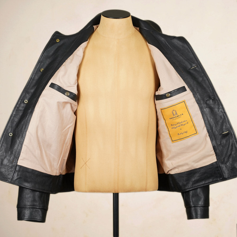 Shangri-La Heritage Cossack Jacket - Black Vicenza Horsehide