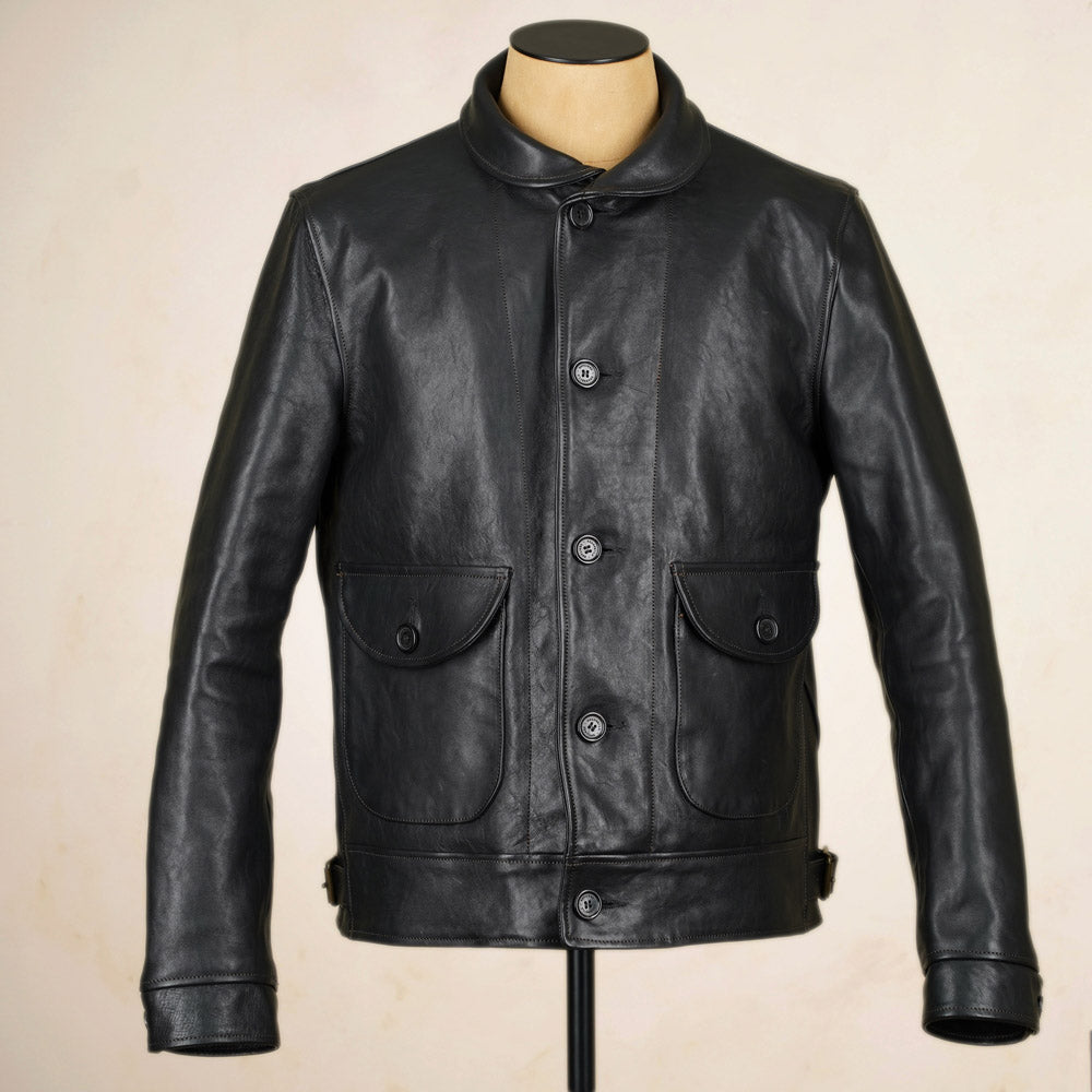 Shangri-La Heritage Cossack Jacket - Black Vicenza Horsehide