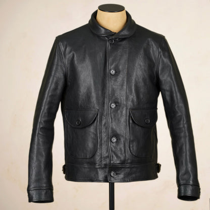 Shangri-La Heritage Cossack Jacket - Black Vicenza Horsehide