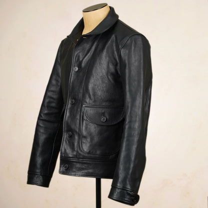 Shangri-La Heritage Cossack Jacket - Black Vicenza Horsehide