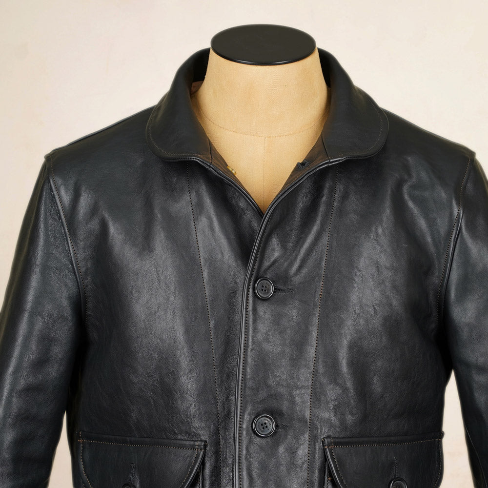 Shangri-La Heritage Cossack Jacket - Black Vicenza Horsehide