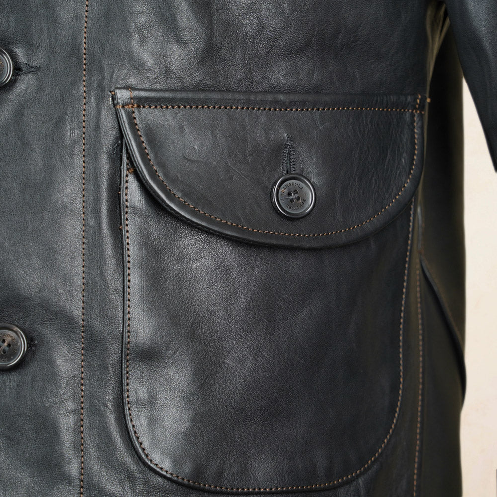 Shangri-La Heritage Cossack Jacket - Black Vicenza Horsehide
